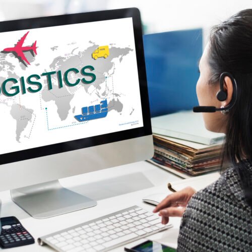Logistics Freight Management Storage Supply Concept