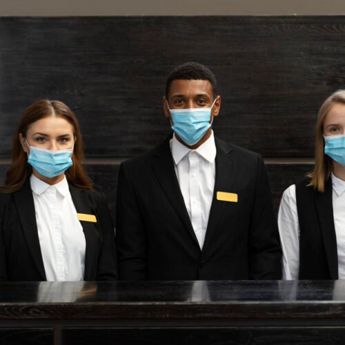 receptionists-elegant-suits-work-hours